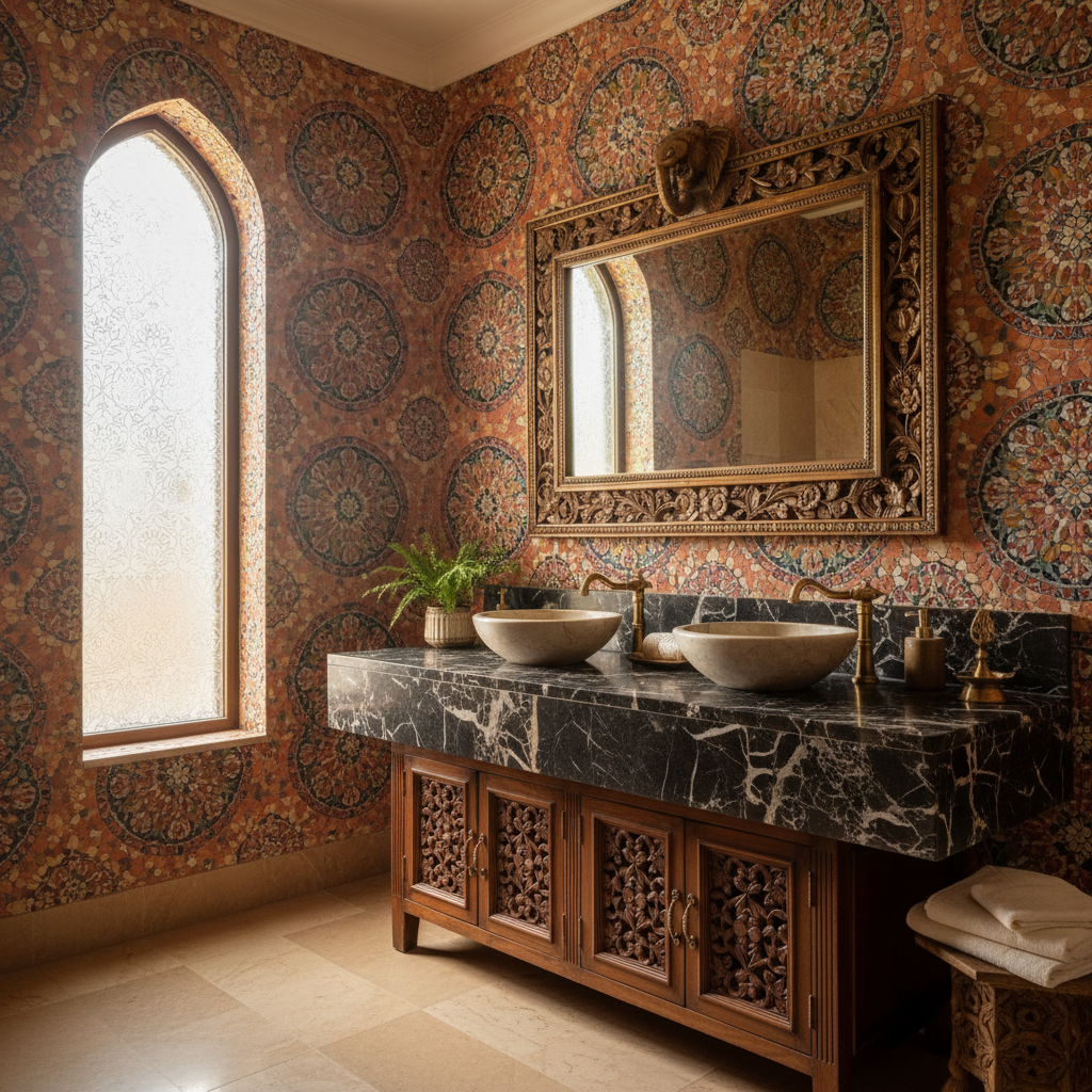  Exquisite Indian-Style Bathroom Design Ideas for Indian Homes
